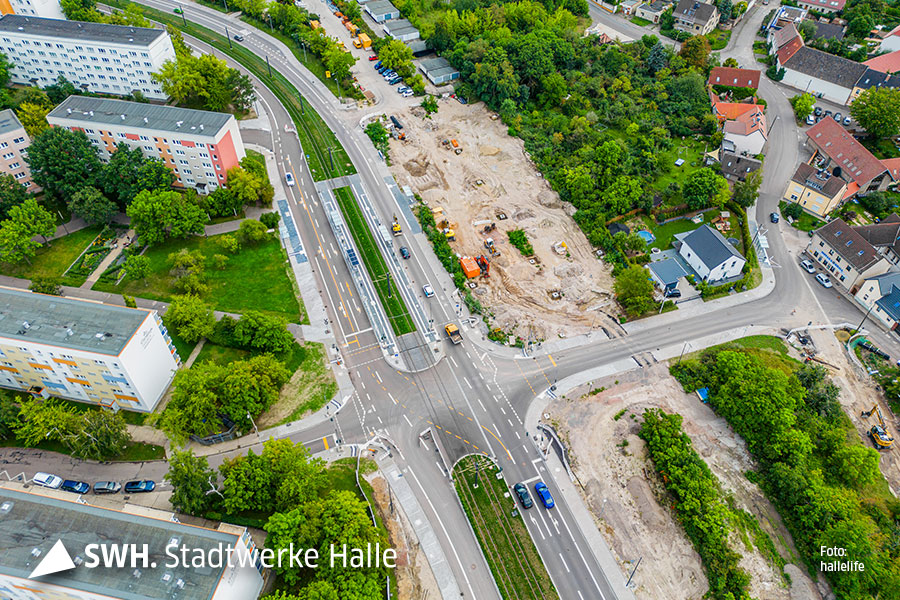 Neuer Teilabschnitt wird für Fußgänger, Radfahrer und Kfz-Verkehr freigegeben