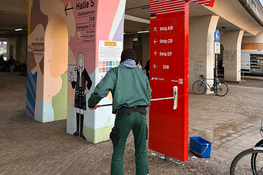 Saubere Sache am Hauptbahnhof: HAVAG beteiligt sich am Frühjahrsputz 2026