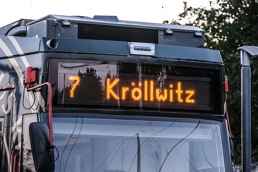 Schienenersatzverkehr zwischen Burg Giebichenstein und Kröllwitz am Wochenende
