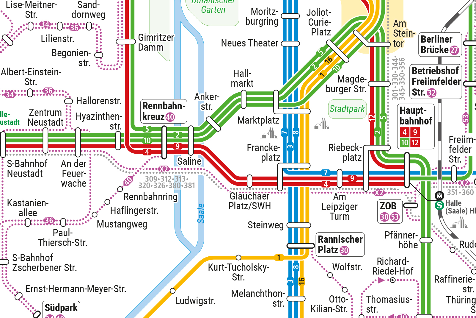Die HAVAG holt sich Feedback: Wie soll der neue Liniennetzplan grafisch aussehen? 