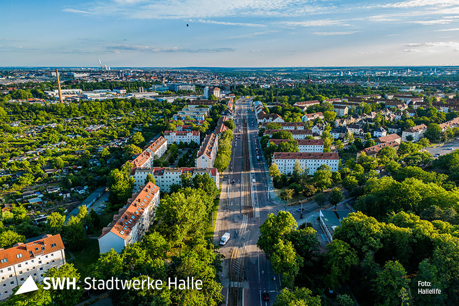 Öffentlicher Nahverkehr in Halle (Saale) SWH. HAVAG