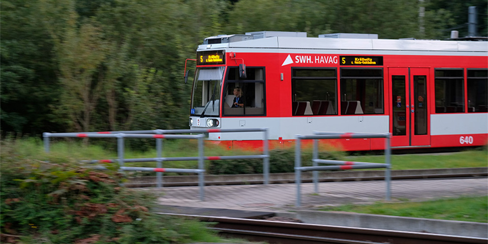 Linie 5 im Stadtgebiet.