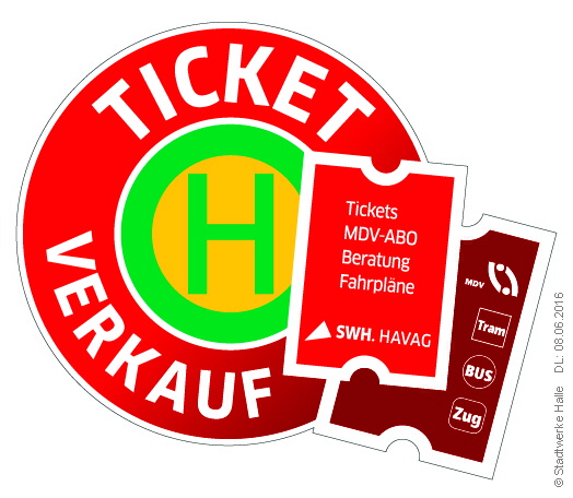 Logo zum Ticketverkauf der HAVAG