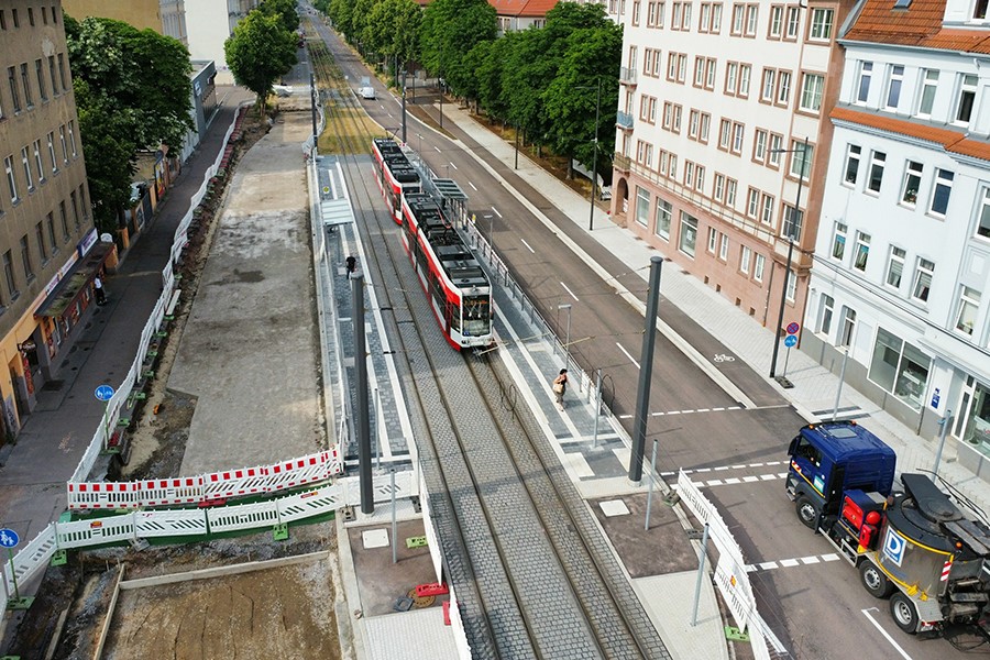 Haltestelle Huttenstr.