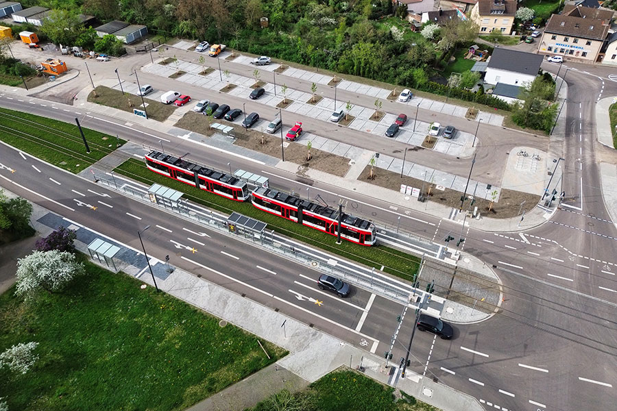Böllberger Weg Süd nach Umbau.
