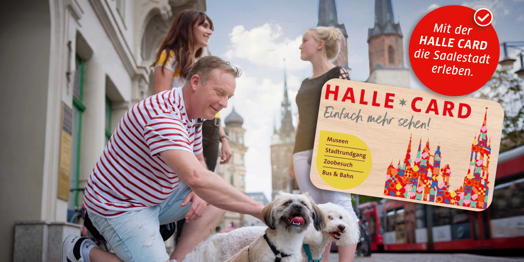 Die HALLE CARD für Touristen.