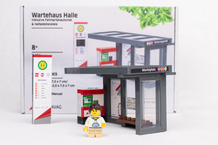 Wartehaus aus LEGO® Komponenten