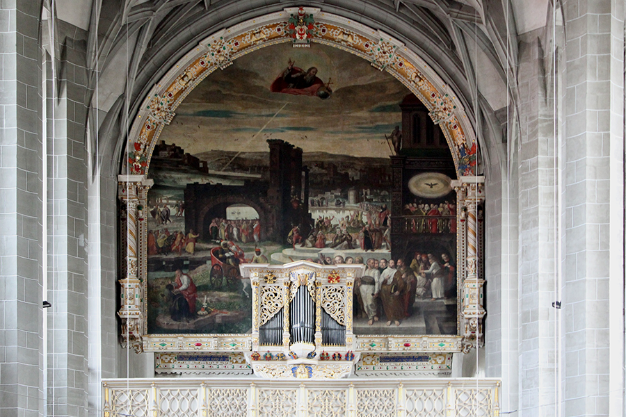 Fotografie der Reichel-Orgel