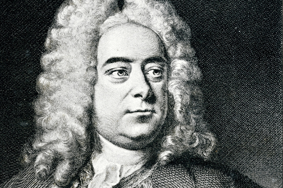Portrait von Georg Friedrich Händel.