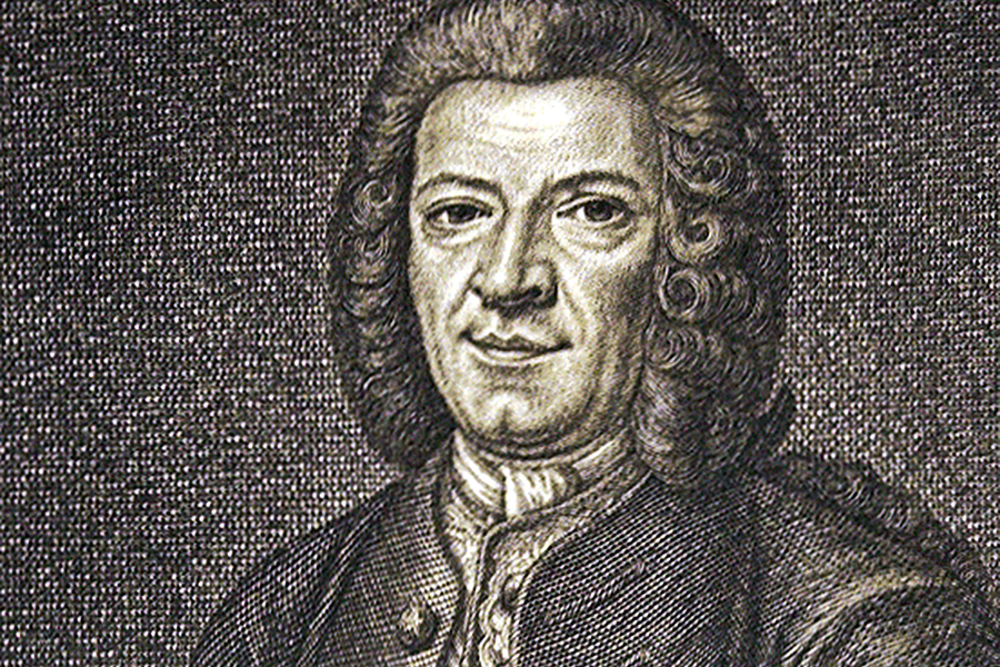 Portrait von J. Christoph von Dreyhaupt