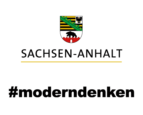 Logo Land Sachsen-Anhalt #moderndenken