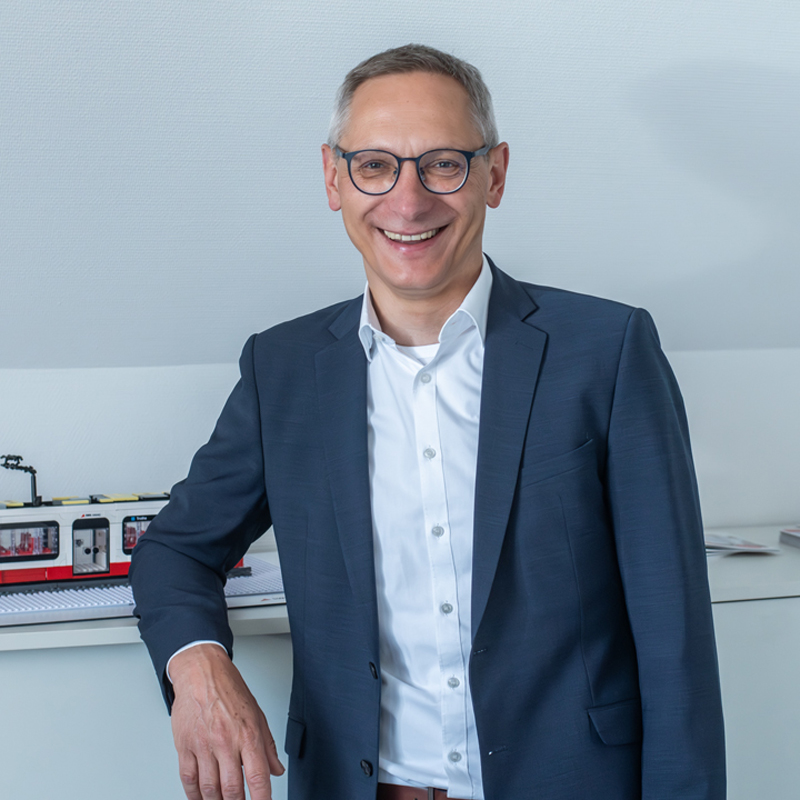Vinzenz Schwarz, vorstand der Halleschen Verkehrs-AG.