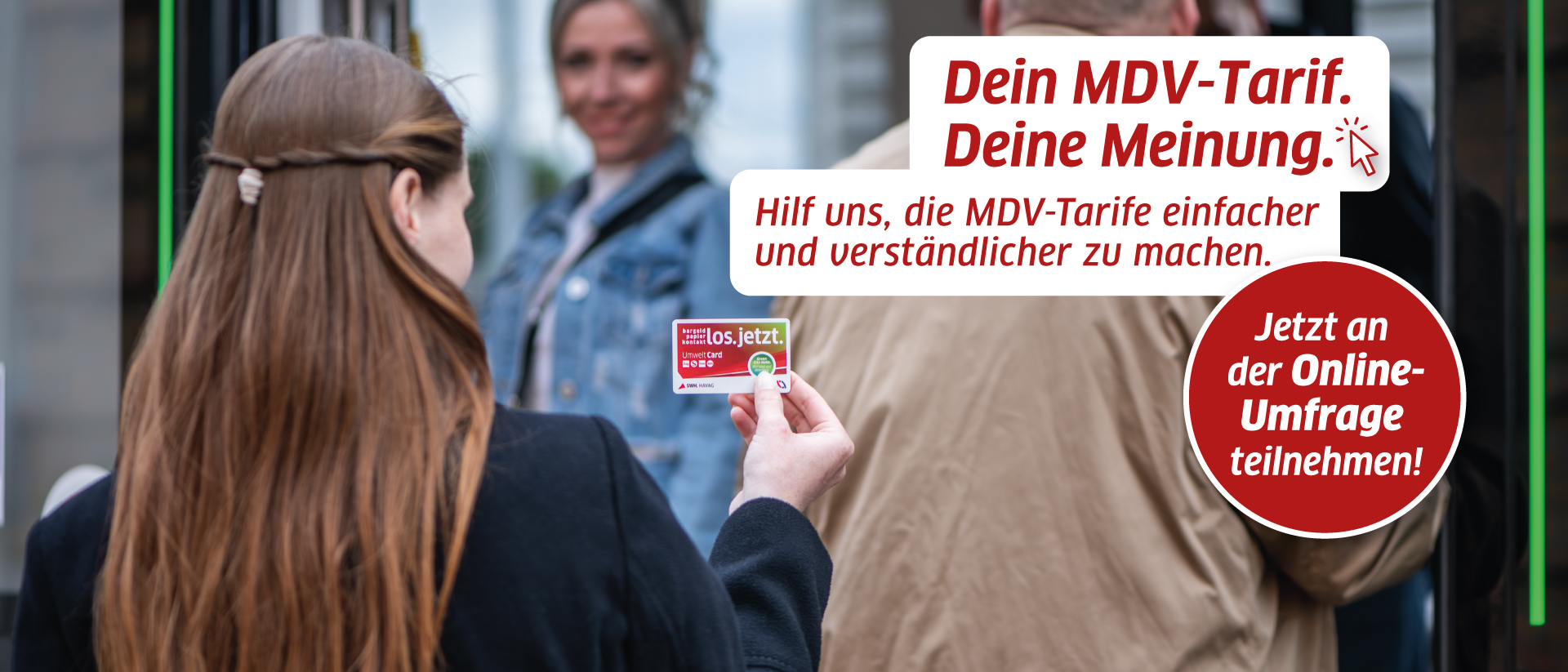 Motiv zur Online-Befragung "MDV-Tarif"
